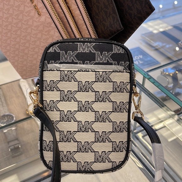 Michael Kors Sloan Editor Small Phone Logo Jacquard Crossbody
Black Multi - Picture 3 of 16